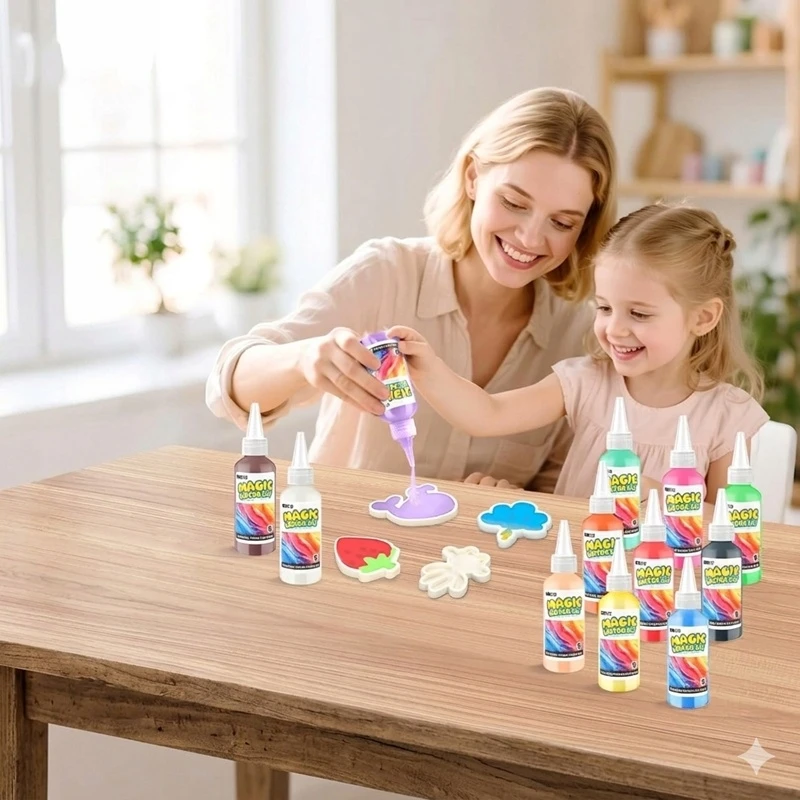 Nobo VANDENS ELF MAGICAL RINKINYS „Pasidaryk pats“ VANDENS GELĖS „AQUA GELL“ FIGURĖLĖS DOVANŲ VAIKAMS