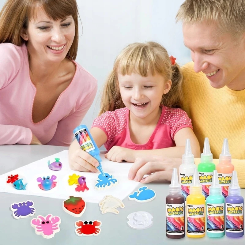Nobo VANDENS ELF MAGICAL RINKINYS „Pasidaryk pats“ VANDENS GELĖS „AQUA GELL“ FIGURĖLĖS DOVANŲ VAIKAMS