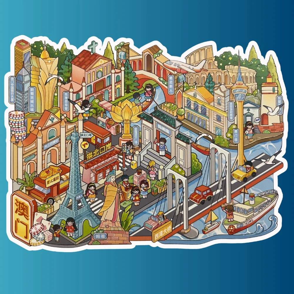 Nocton 20x ANTISTRESS STICKBOOK 3D TIKTOK HOUSE SCENES DIDELI lipdukai stumdami