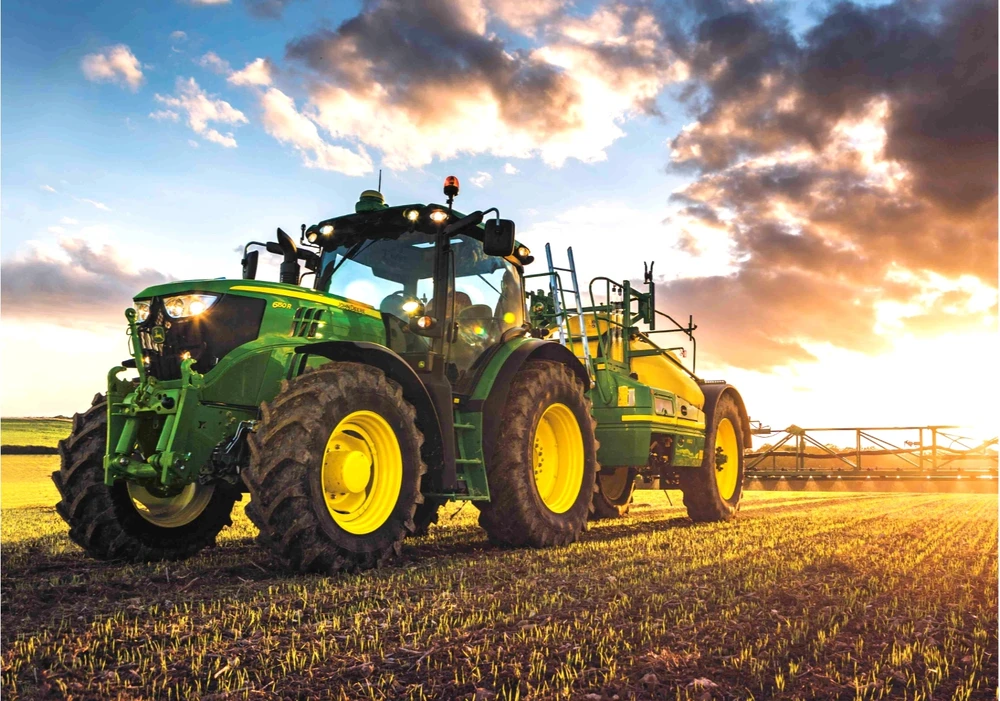 Norimpex Deimantinė mozaika / Deimantinis dažymas - John Deere traktorius lauke...