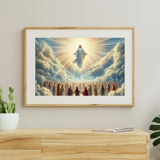 Norimpex DEIMANTINĖ TAPYBA JESUS ​​ASCENSION MOZAIKOS RINKINYS DEIMANTINIS SIUVINĖJIMAS