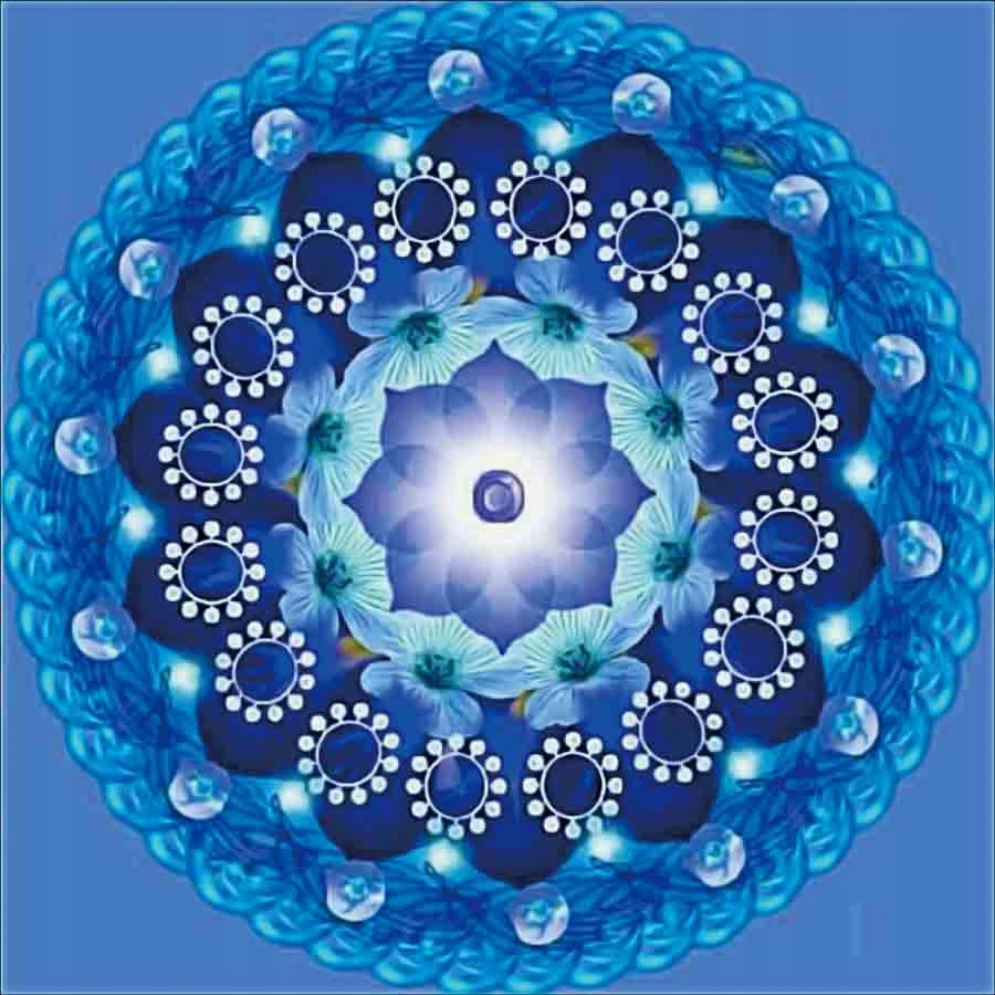 Norimpex Didelė 7d deimantinė mozaika mandala, rankdarbių rinkinys