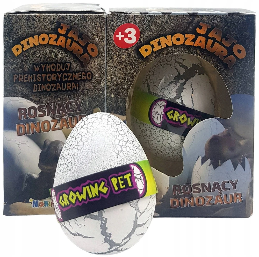 Norimpex Dinozauras augantis kiaušinyje DINOSAUR EGG iš EGG