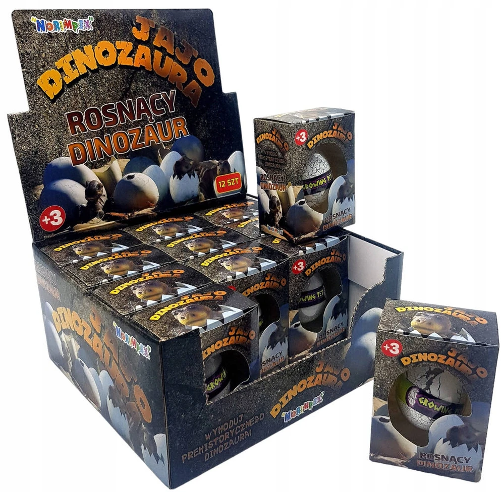 Norimpex Dinozauras augantis kiaušinyje DINOSAUR EGG iš EGG