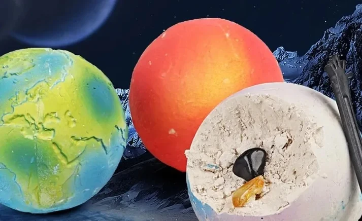 Norimpex Fosilizacija Mėnulis su mineralais, 3m+