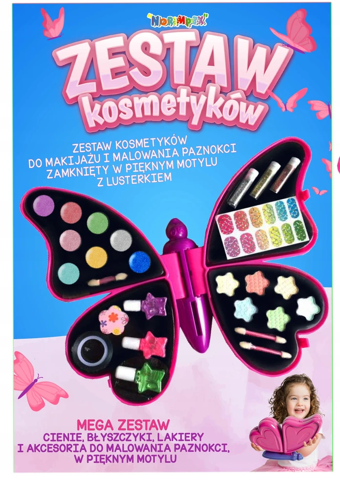 Norimpex KOSMETIKA VAIKAMS MAKIAŽIUI DREGELIŲ DAŽYMAMS