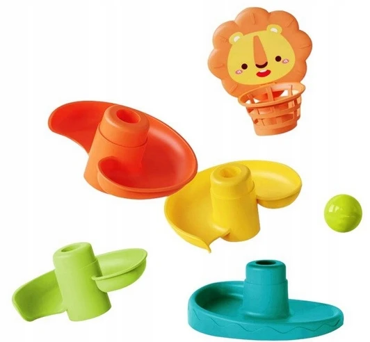 Norimpex KREPŠINIO KREPŠINIO BOKŠTĖS ŠLIUŽDĖS SU LIŪTO GALVA MONTESSORRI RATTLE
