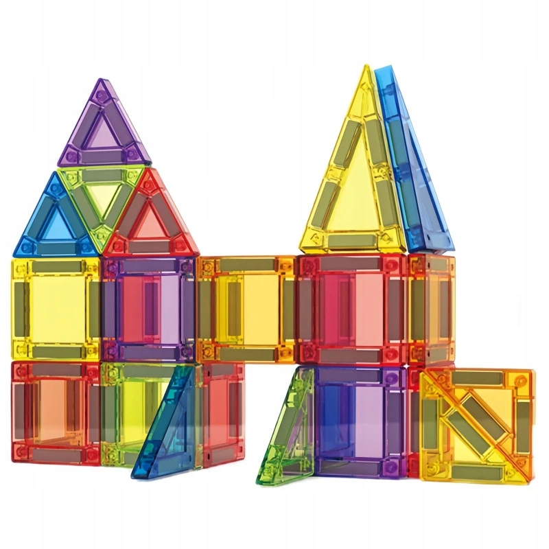 Norimpex Magnetiniai blokeliai 60 elementų, 3D metalinė dėžutė