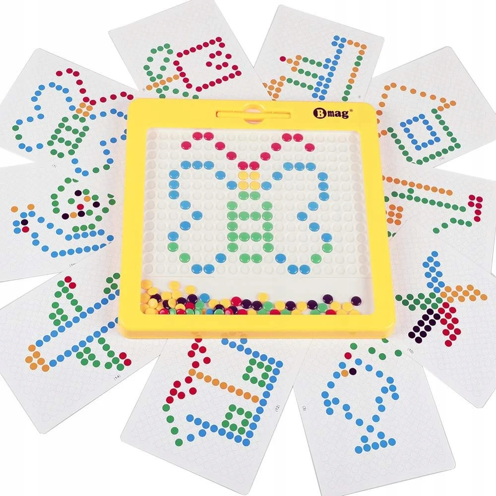 Norimpex Magpad Montessori magnetinė mozaikinė lenta vaikams
