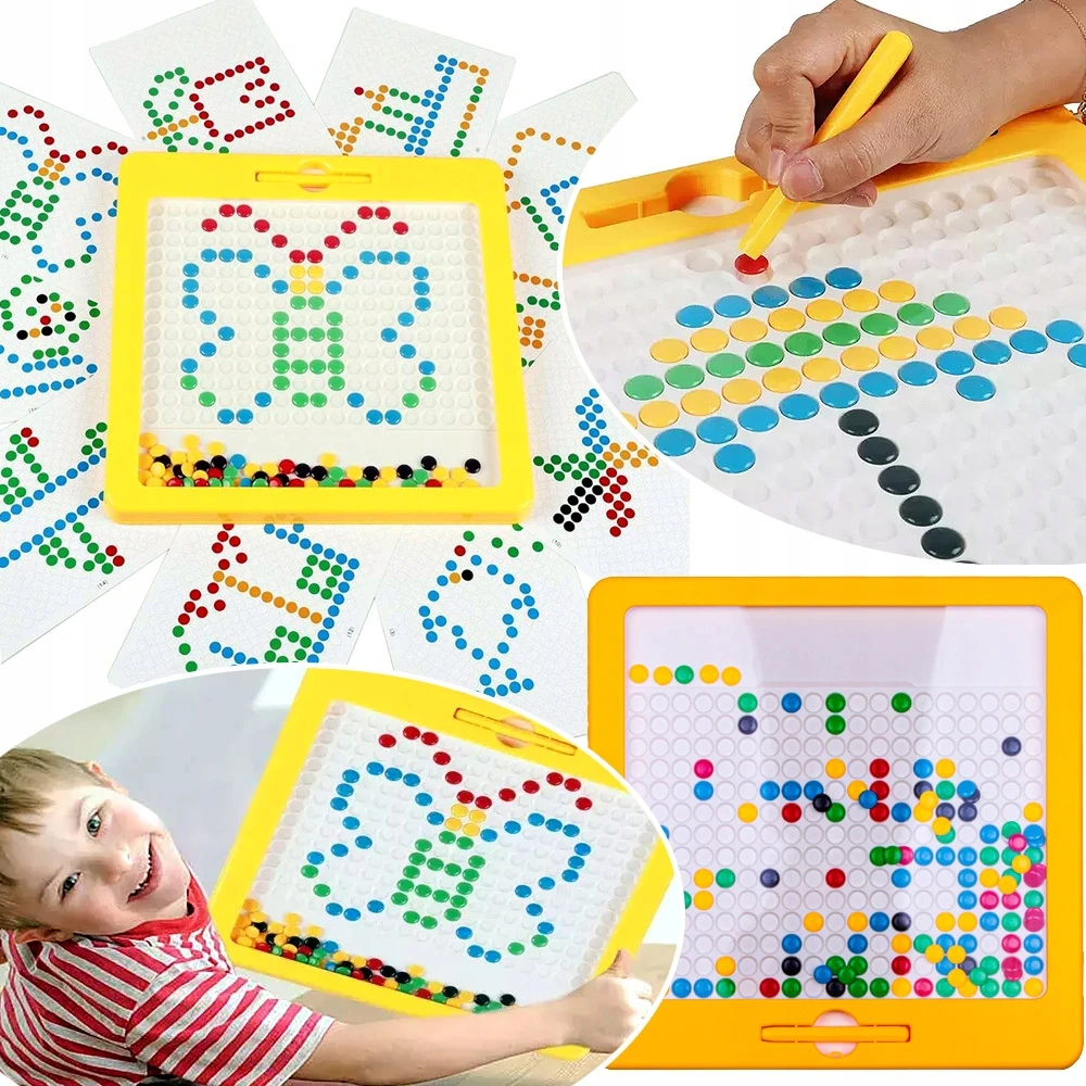 Norimpex Magpad Montessori magnetinė mozaikinė lenta vaikams