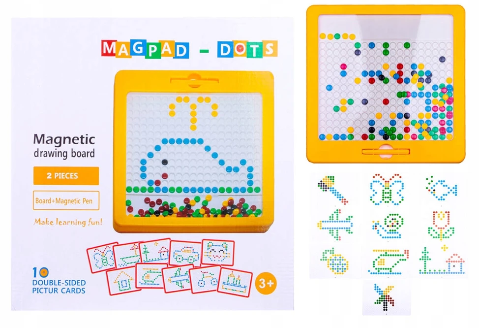 Norimpex Magpad Montessori magnetinė mozaikinė lenta vaikams
