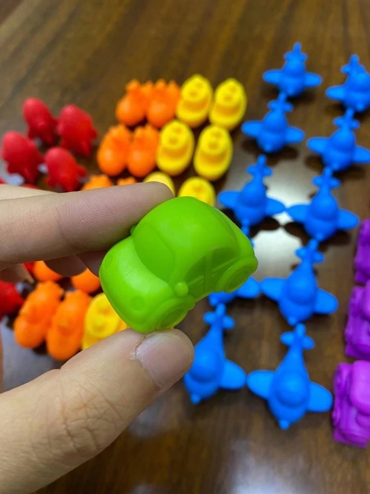 Norimpex Pojazdy Do Nauki Kolorów I Liczenia Montessori