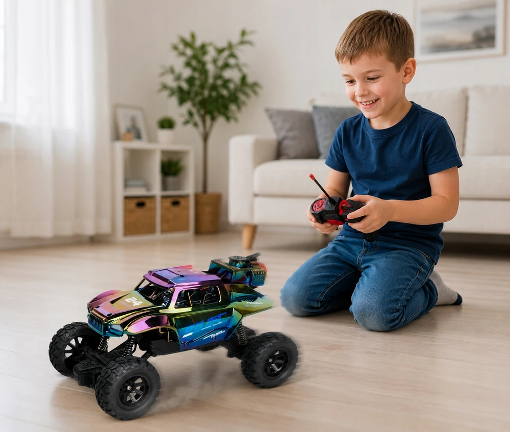 Norimpex RC AUTOMOBILIS RC AUTOMOBILIS VISURE AUTOMOBILIS + AKUMULIATORIUS + GARO dūmai