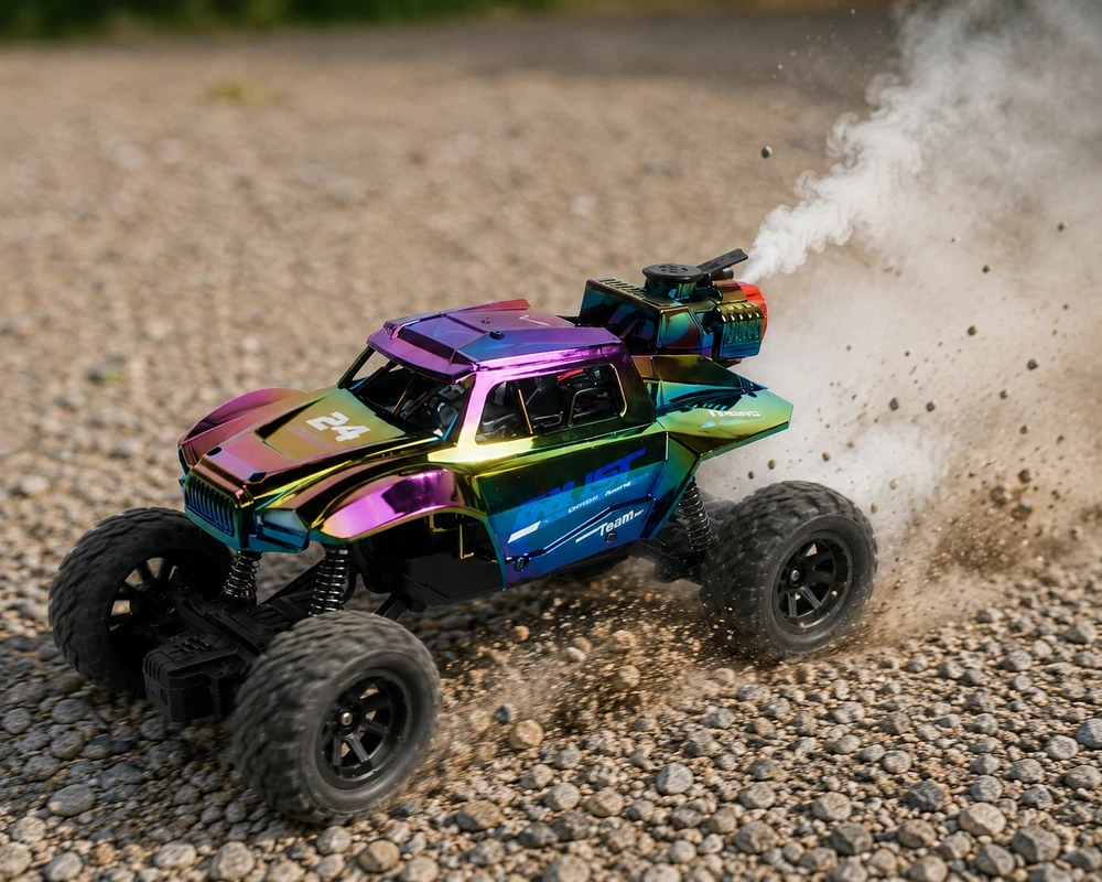 Norimpex RC AUTOMOBILIS RC AUTOMOBILIS VISURE AUTOMOBILIS + AKUMULIATORIUS + GARO dūmai