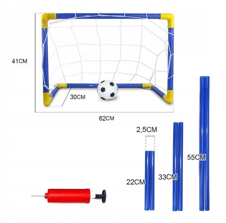 Norimpex vaikų futbolo vartai su kamuoliu ir siurblio