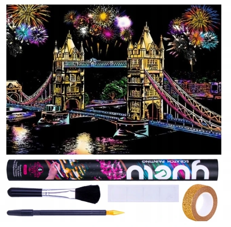 Norimpex Žaidimas „Scratch“ „Scratch“ žaidimas „Tuba Tower Bridge“.