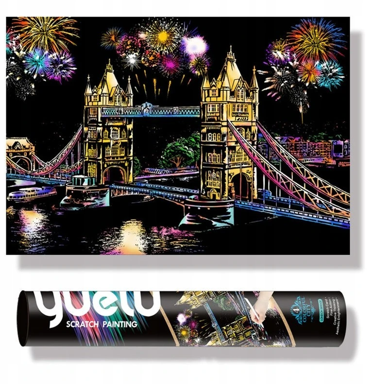 Norimpex Žaidimas „Scratch“ „Scratch“ žaidimas „Tuba Tower Bridge“.