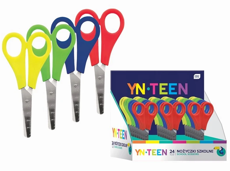 Noster Mokyklinės žirklės 13 cm YN.TEEN INTERPRINT