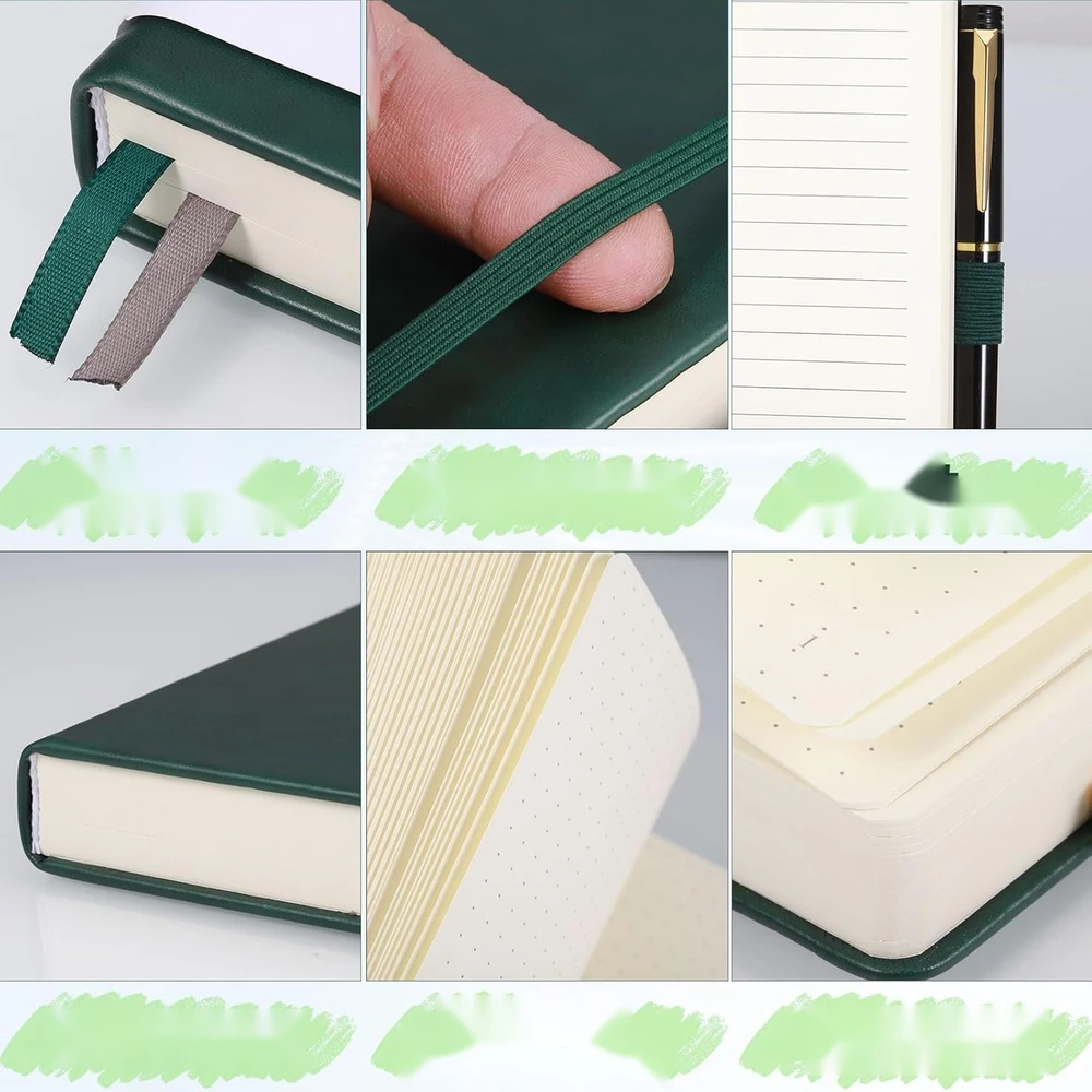 NOTEBOOK A5 320 PAGES NOTEBOX DOTS ŽURNALAS KIETŲ VIETŲ DIRBTINĖ ODA