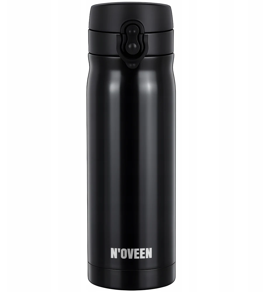 Terminis buteliukas NOVEEN TB810 juodas matinis 400 ml