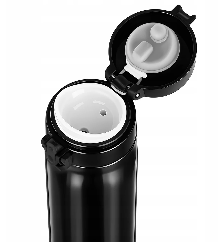Terminis buteliukas NOVEEN TB810 juodas matinis 400 ml