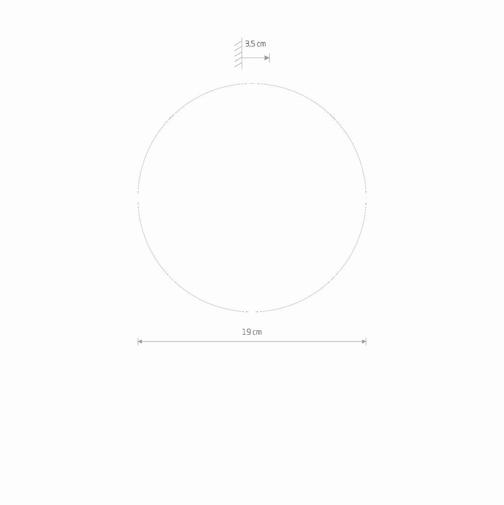 Sieninis šviestuvas Šviestuvas sieninis Nowodvorski RING MIRROR S, 7 W,LED,10276