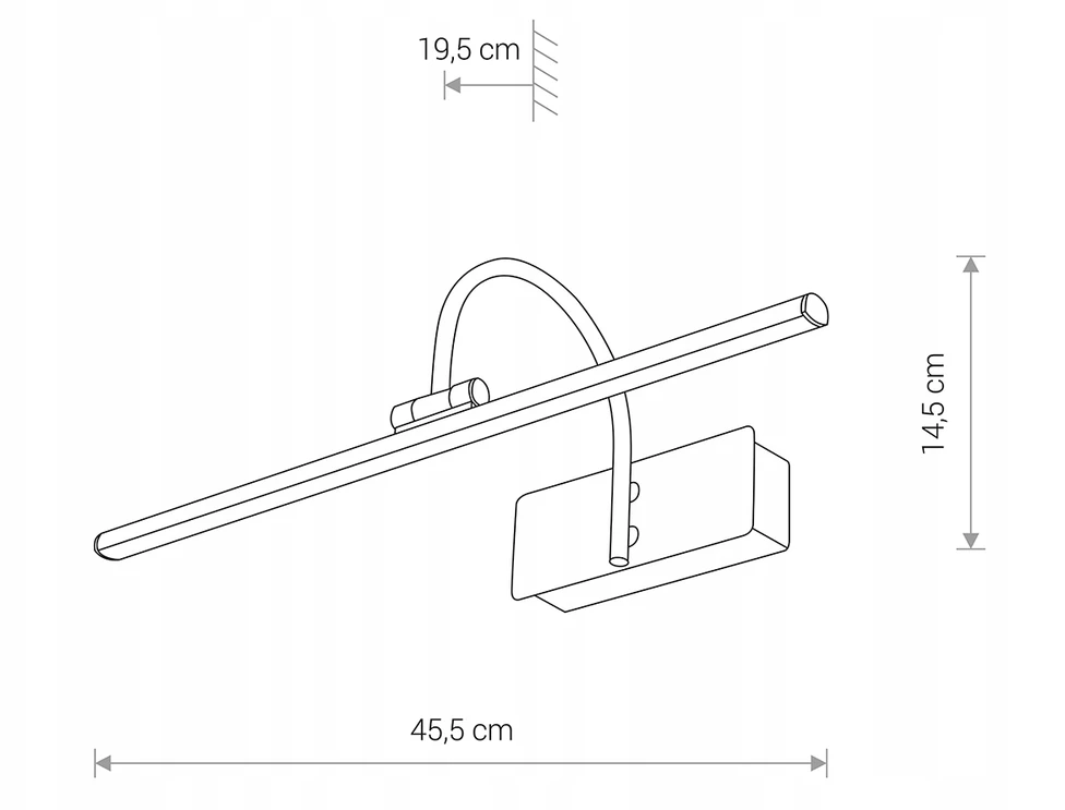 Pakabinamas šviestuvas Nowodvorski KINKIETY OBRAZOWE - GIOTTO LED S
