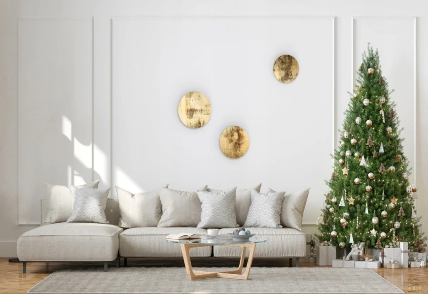 Sieninis šviestuvas NOWODVORSKI Lampa ścienna kinkiet ozdobny RING LED M 10281 10W Auksinė
