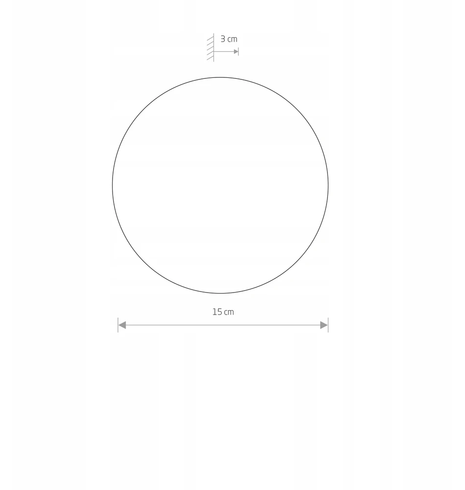 Nowodvorski Lighting LED sieninis šviestuvas Ring S 10317, auksinės spalvos