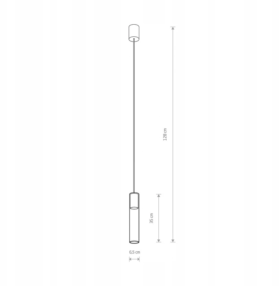 Nowodvorski Lighting pakabinamas šviestuvas Cylinder L 7864, juodas