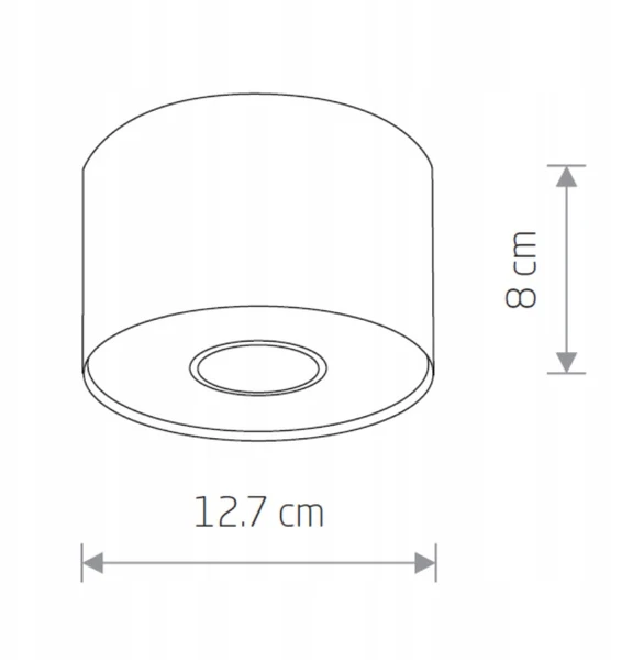 Lubinis šviestuvas NOWODVORSKI Point 7603 plafon lampa sufitowa 1x35W GU10 juoda