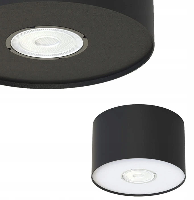 Lubinis šviestuvas NOWODVORSKI Point 7603 plafon lampa sufitowa 1x35W GU10 juoda