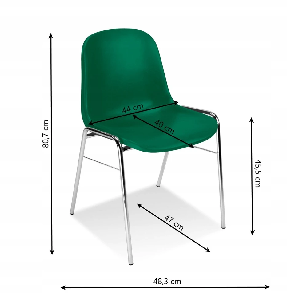 Nowy Styl BETA Mėlynas PLASTIC LAUKAMOS KĖDĖ