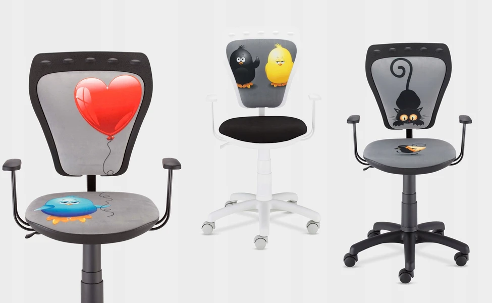 Nowy Styl BUTTERFLY BALTOS SUKIMOS VAIKŲ STALO KĖDĖS