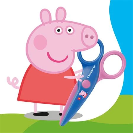 Nożyczki "Noris Junior 965", edycja Peppa Pig, dziecięce, 10 cm, STAEDTLER 96540BKL1