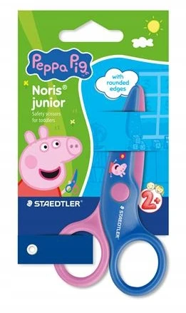 Nożyczki "Noris Junior 965", edycja Peppa Pig, dziecięce, 10 cm, STAEDTLER 96540BKL1