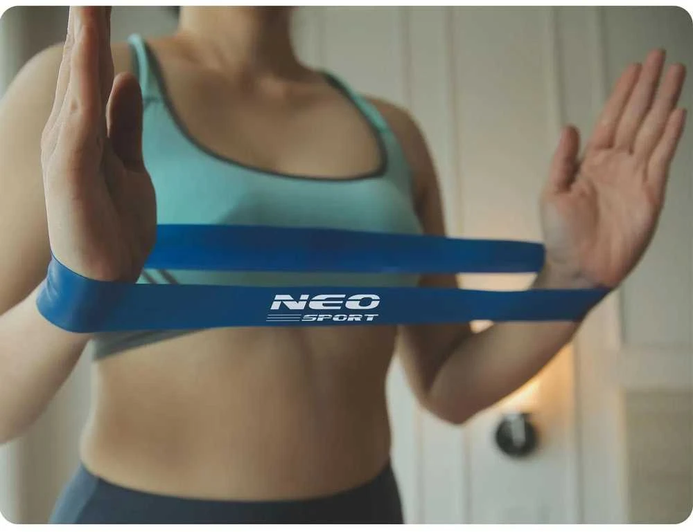 NS-959 Neo-Sport mankštos pasipriešinimo juostų rinkinys, 5 vnt.