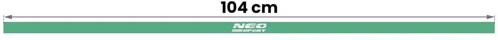 NS-960 Neo-Sport žalia mankštos pasipriešinimo juosta