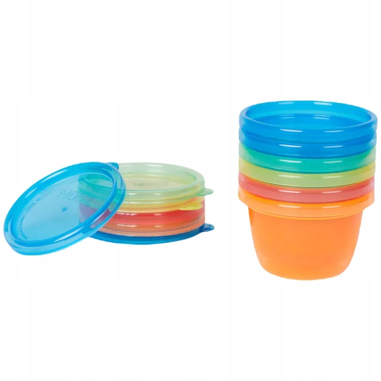 Nuby rinkinys, daugiaspalvis plastikas