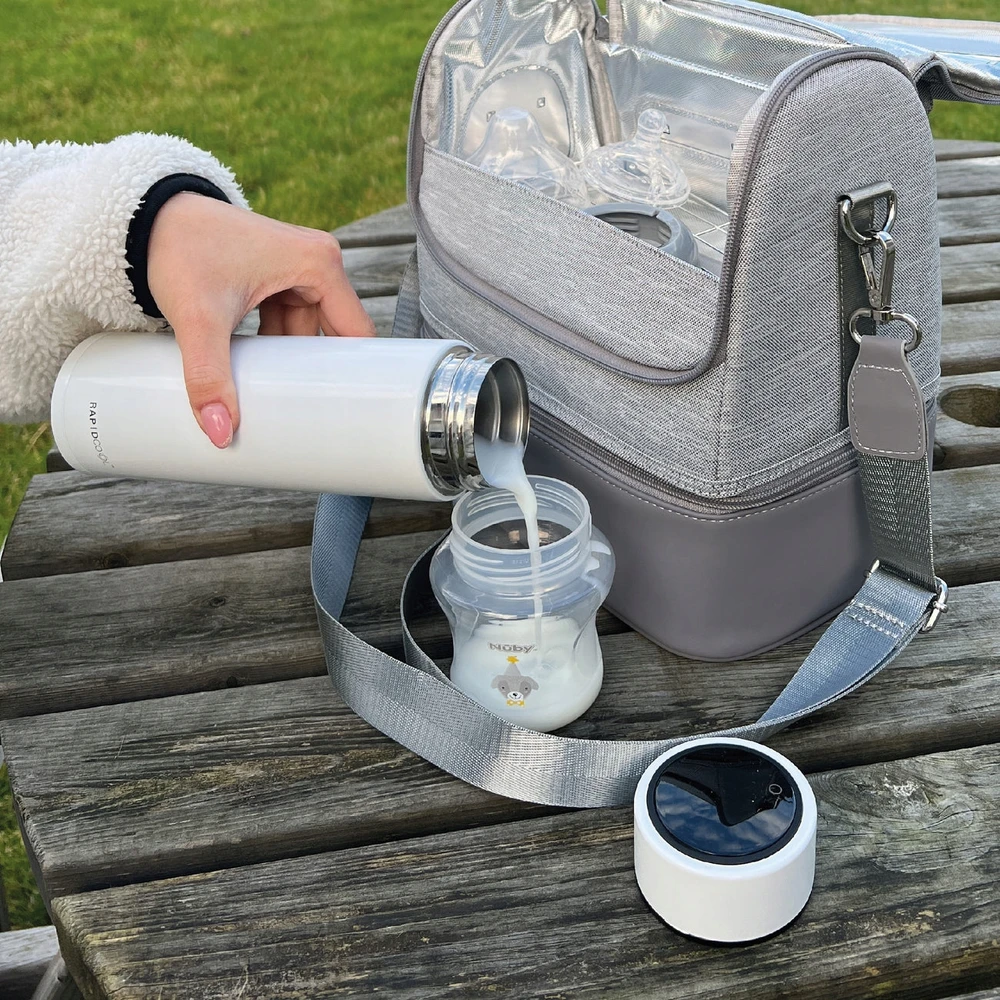 Nuby termosas gėrimams, 0,24 l, baltas