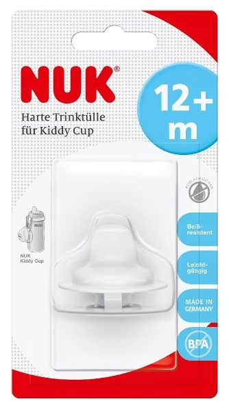 Pakaitinis NUK Kiddy Cup baltas indelis
