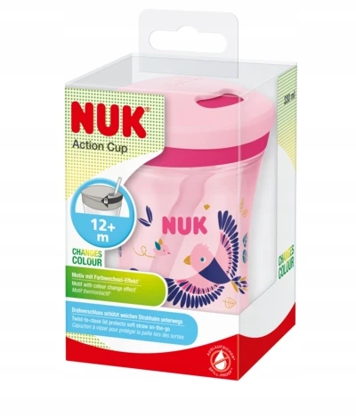 NUK 255574 EVOLUTION ACTION CUP 230 ml 12+ KAMELEON