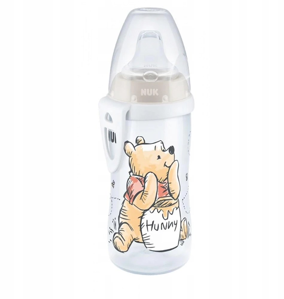 NUK Active Cup kūdikio buteliukas Disney Mikė Pūkuotukas 300 ml mėlynas