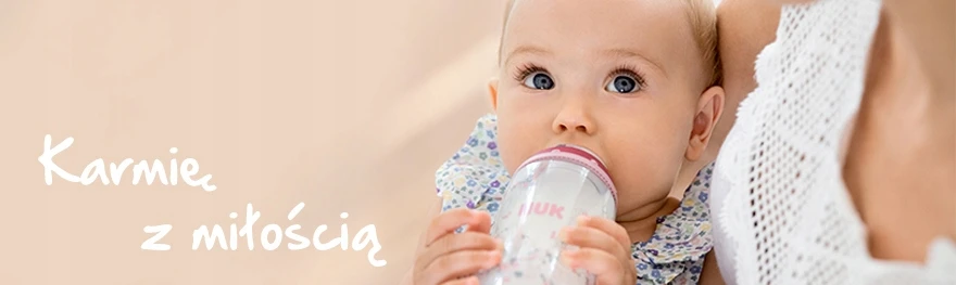 NUK 741926 FC+ PP buteliukas 300 ml su temperatūros indikatoriumi, silikoninis žindukas 0-6 mėn.