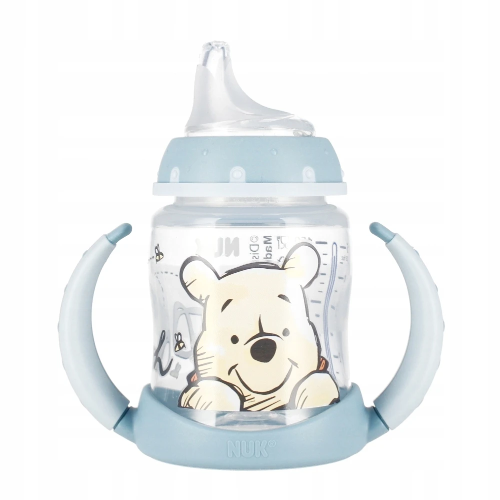 NUK buteliukas 150 ml 6-18m su rankena Pirmas mišinys Mikė 10215340