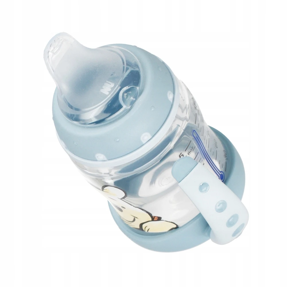 NUK buteliukas 150 ml 6-18m su rankena Pirmas mišinys Mikė 10215340