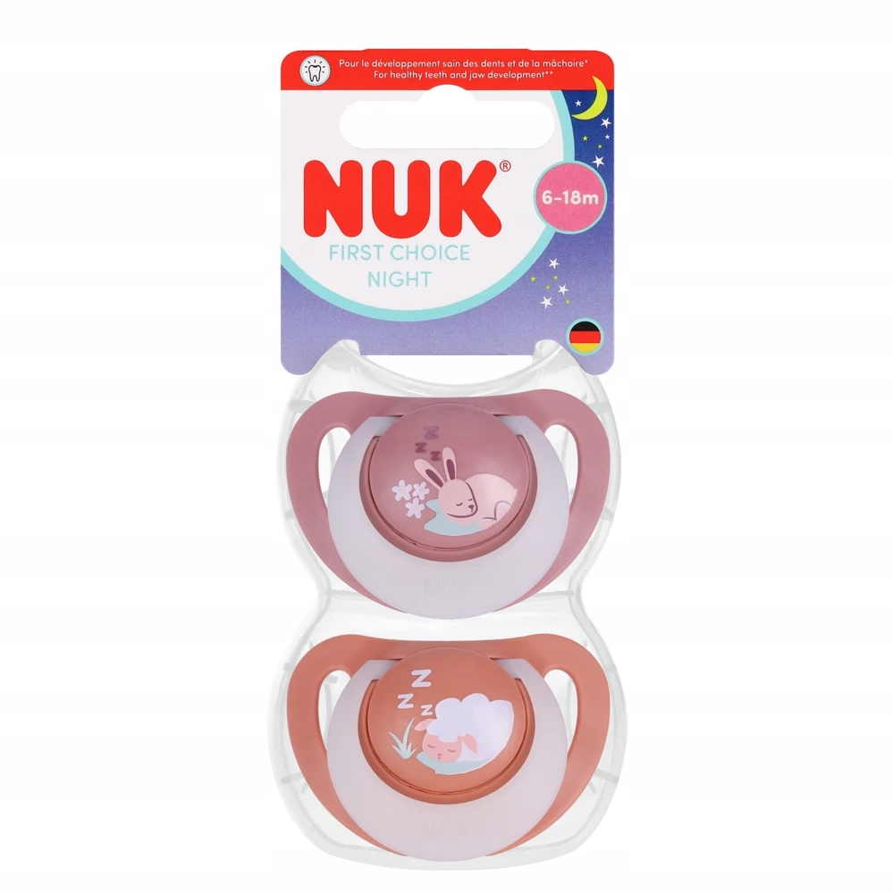 Nuk čiulptukas 2 vnt., 6–18 m, pirmojo pasirinkimo triušio / avies pakuotė.