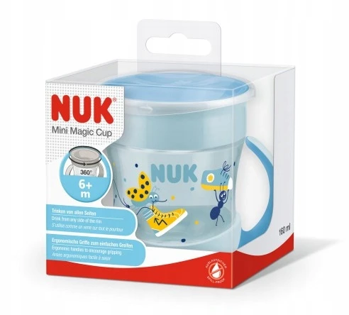 Nuk EVOLUTION mini MAGIC CUP 360 neišsiliejantis puodelis