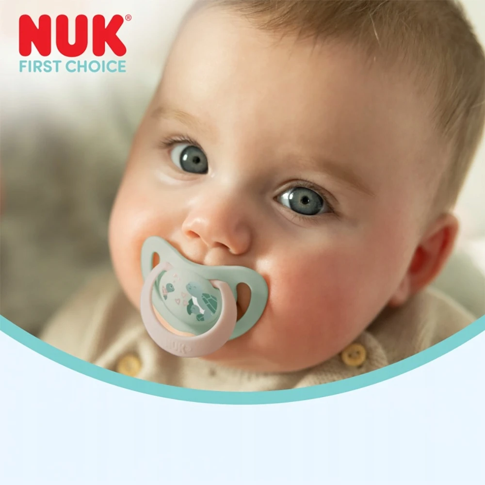 Čiulptukai NUK First Choice Night 6-18 mėn., 2 vnt., Hippo/Koala