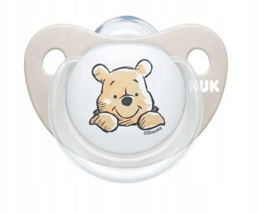 Nuk, Mikė Pūkuotukas, čiulptukas, silikoninis, 0-6m, 2 vnt.